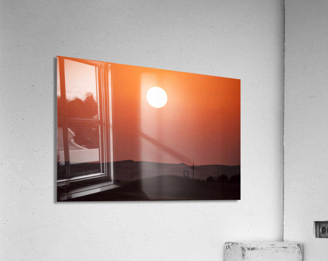 Desert sunset Acrylic Print