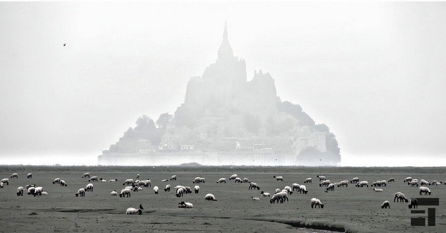Mont Saint Michel France  Print