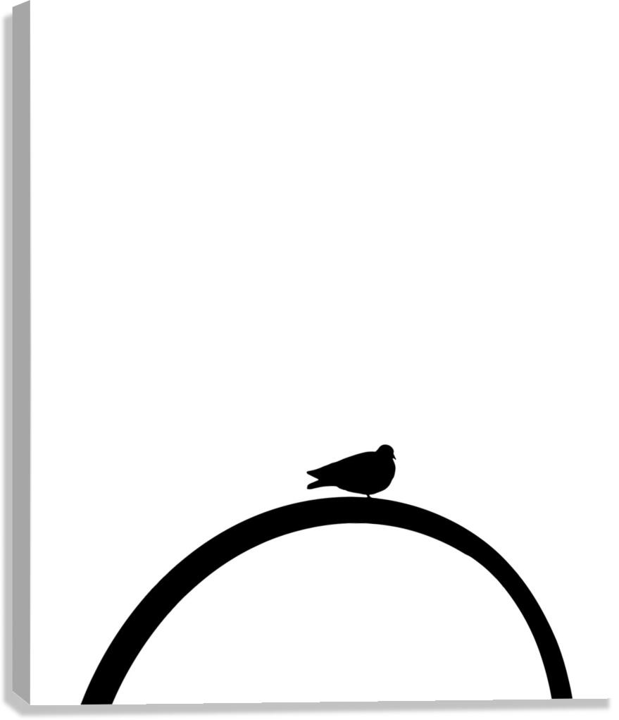 Minimal Bird Canvas Print