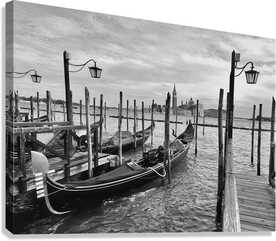 Gondolas Canvas Print