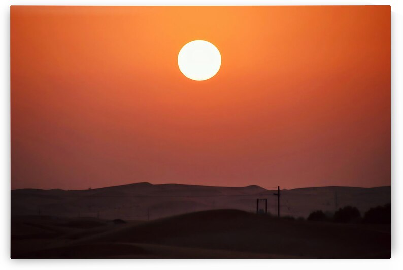 Desert sunset by Eddy Tales