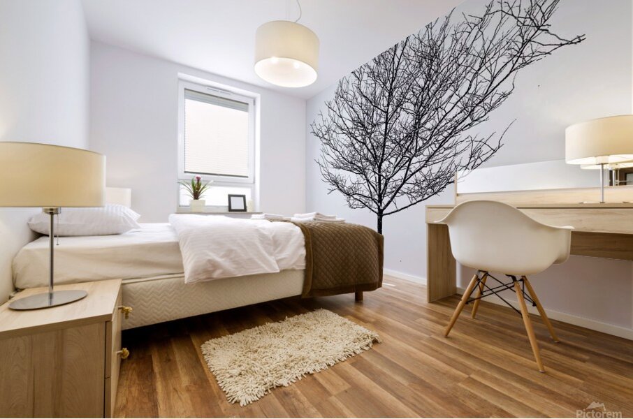 Snow white Mural print