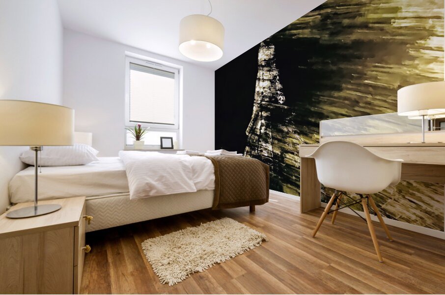 Paris in motion Mural print