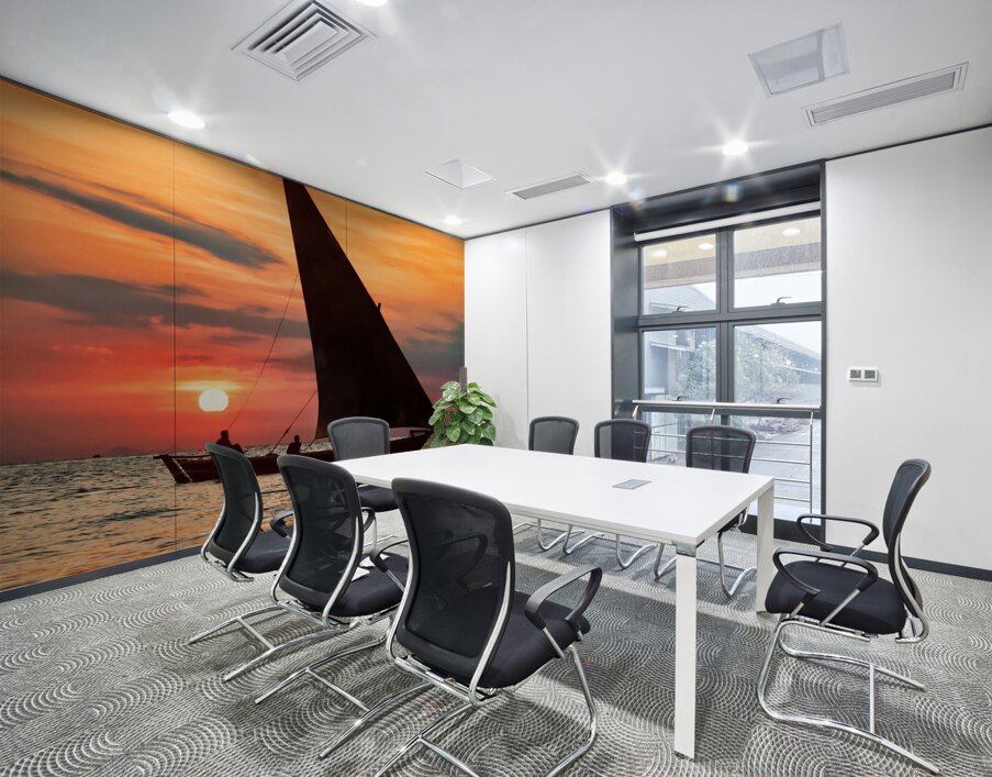 African Sunset Zanzibar Wall Printing