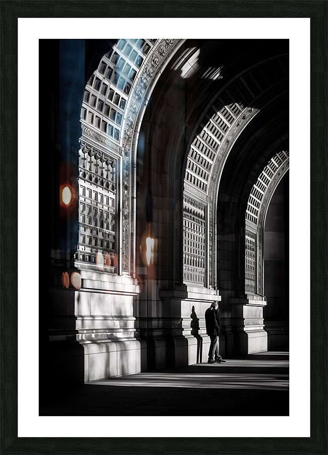 BW 2 Picture Frame print