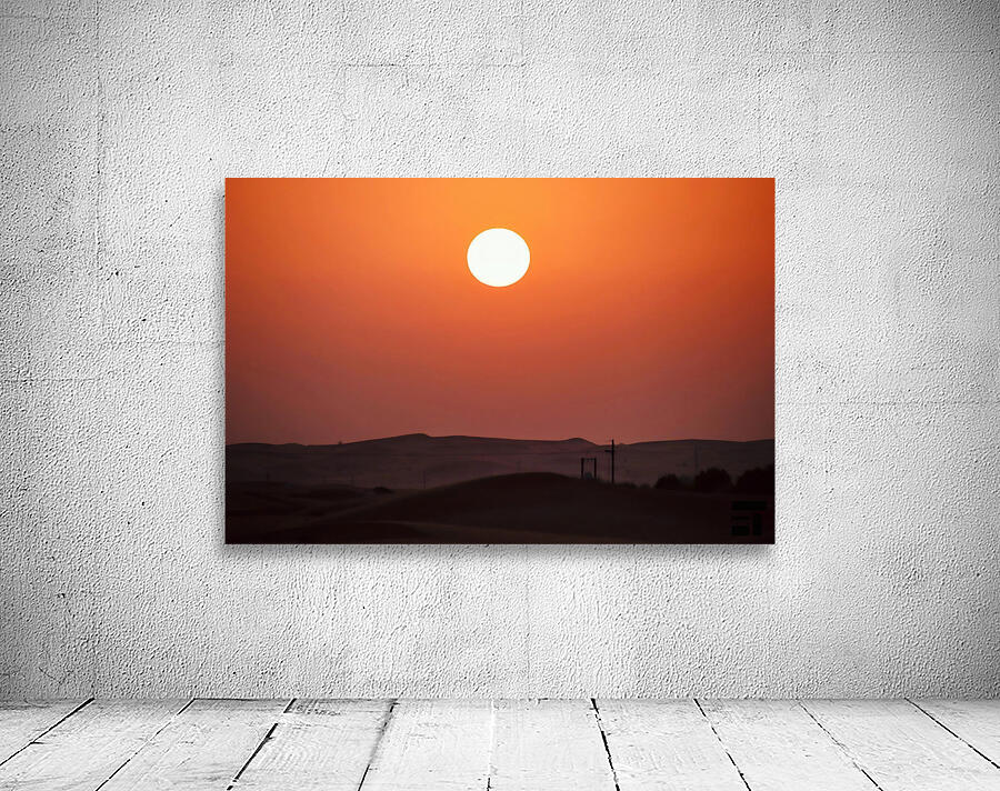 Desert sunset Wall Preview