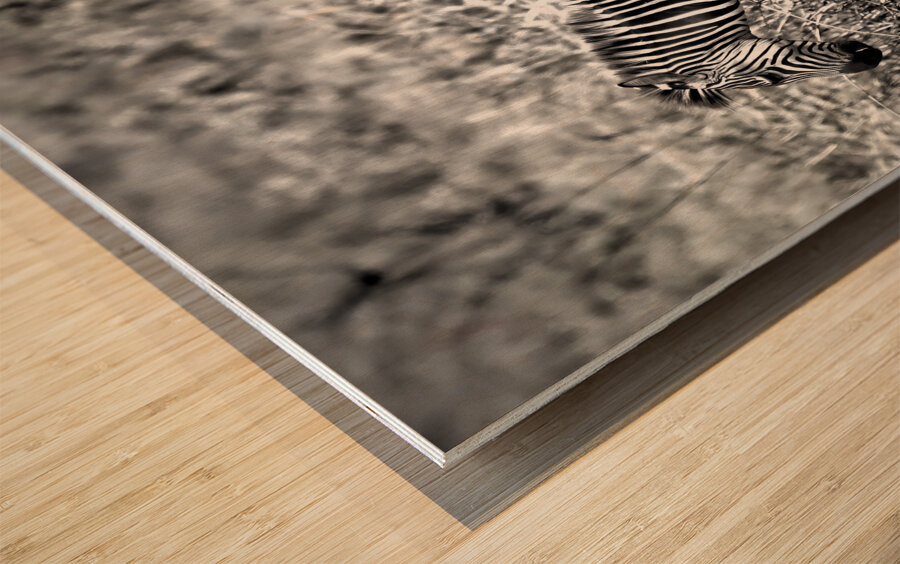 Zebra Wood print